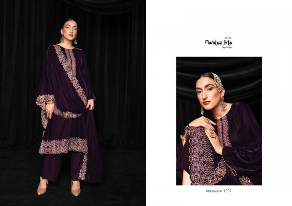 Mumtaz Nooraniyat Velvet  Embroidery Wear Velvet Salwar Kameez